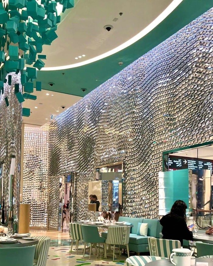 The Tiffany Blue Box Cafe Dubai Mall